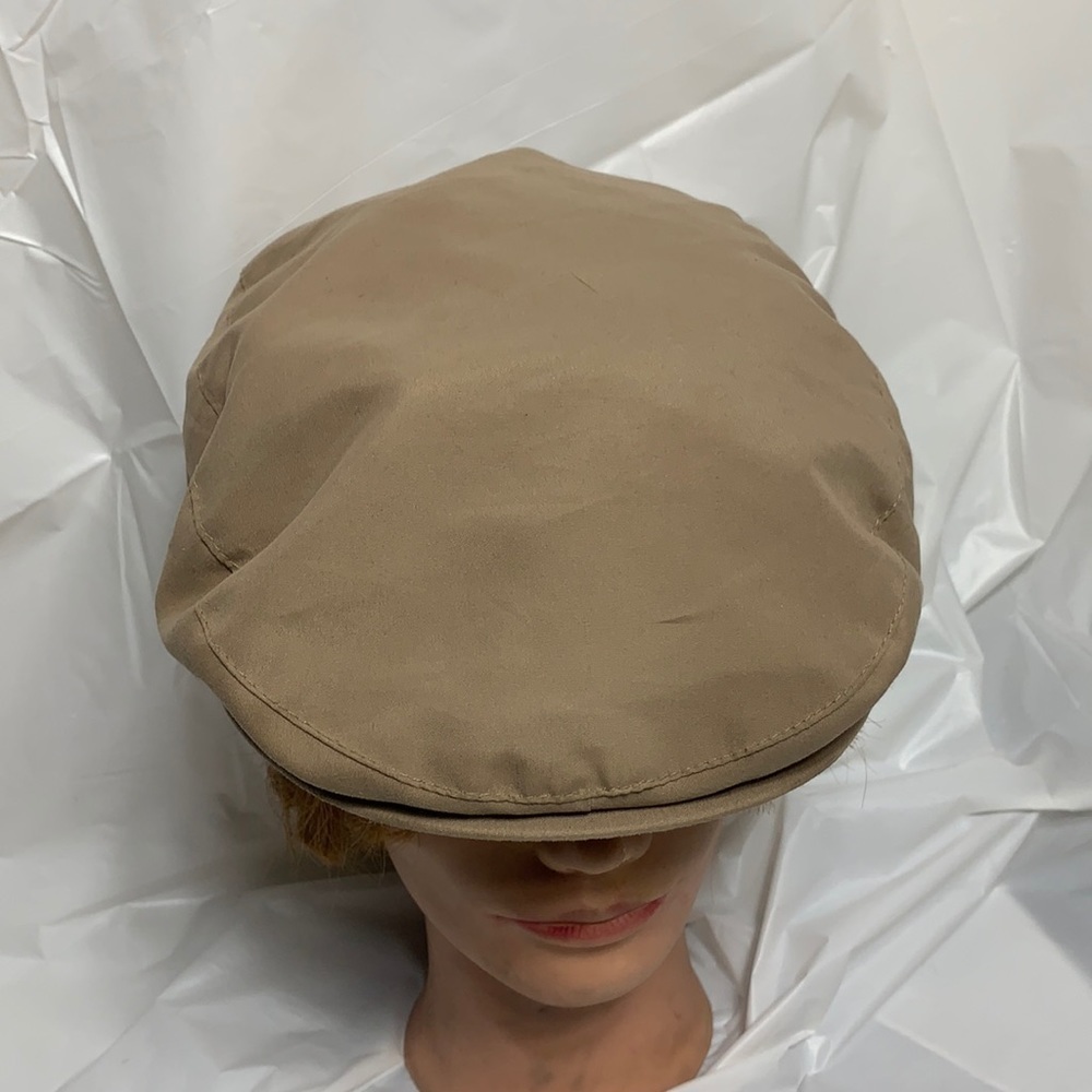 Haband Tan Cabbie Hat With Ear Covers